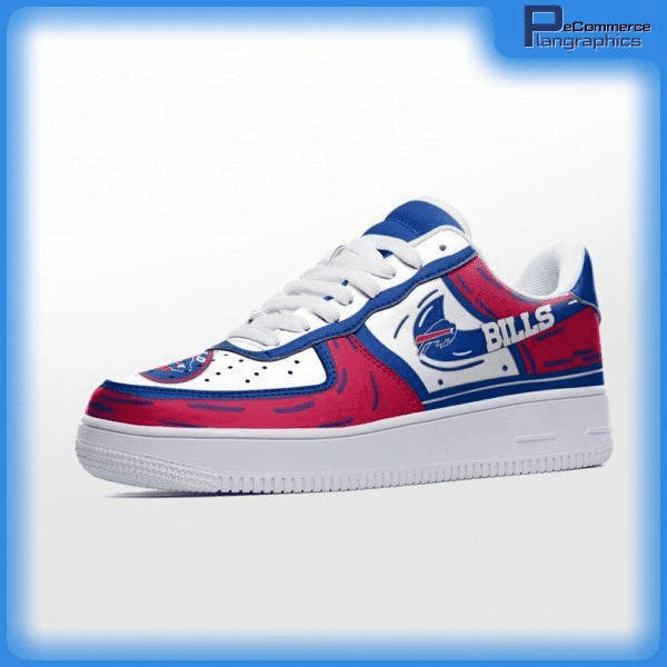 Ideafootwear Buffalo Bills NFL Air Low-Top Sneakers Shoes For Men And Women