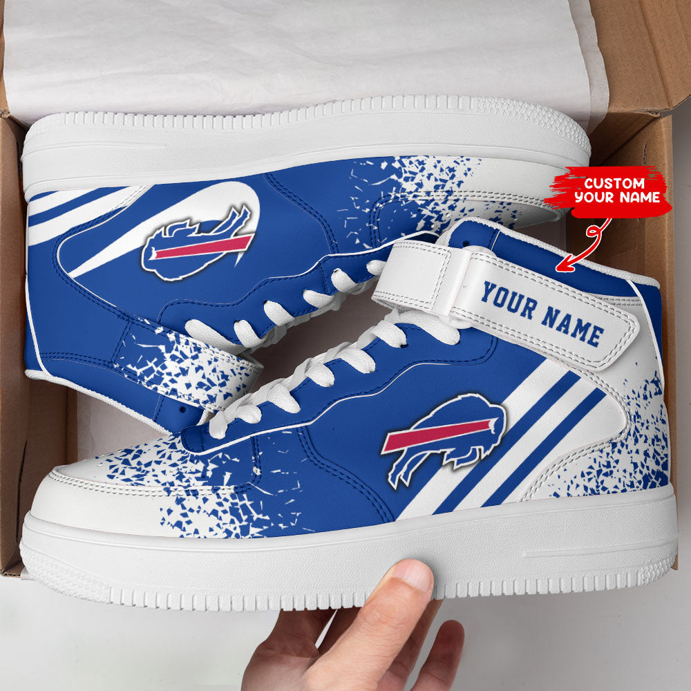 Ideafootwear Buffalo Bills NFL Air Low-Top Sneakers Shoes For Men And Women