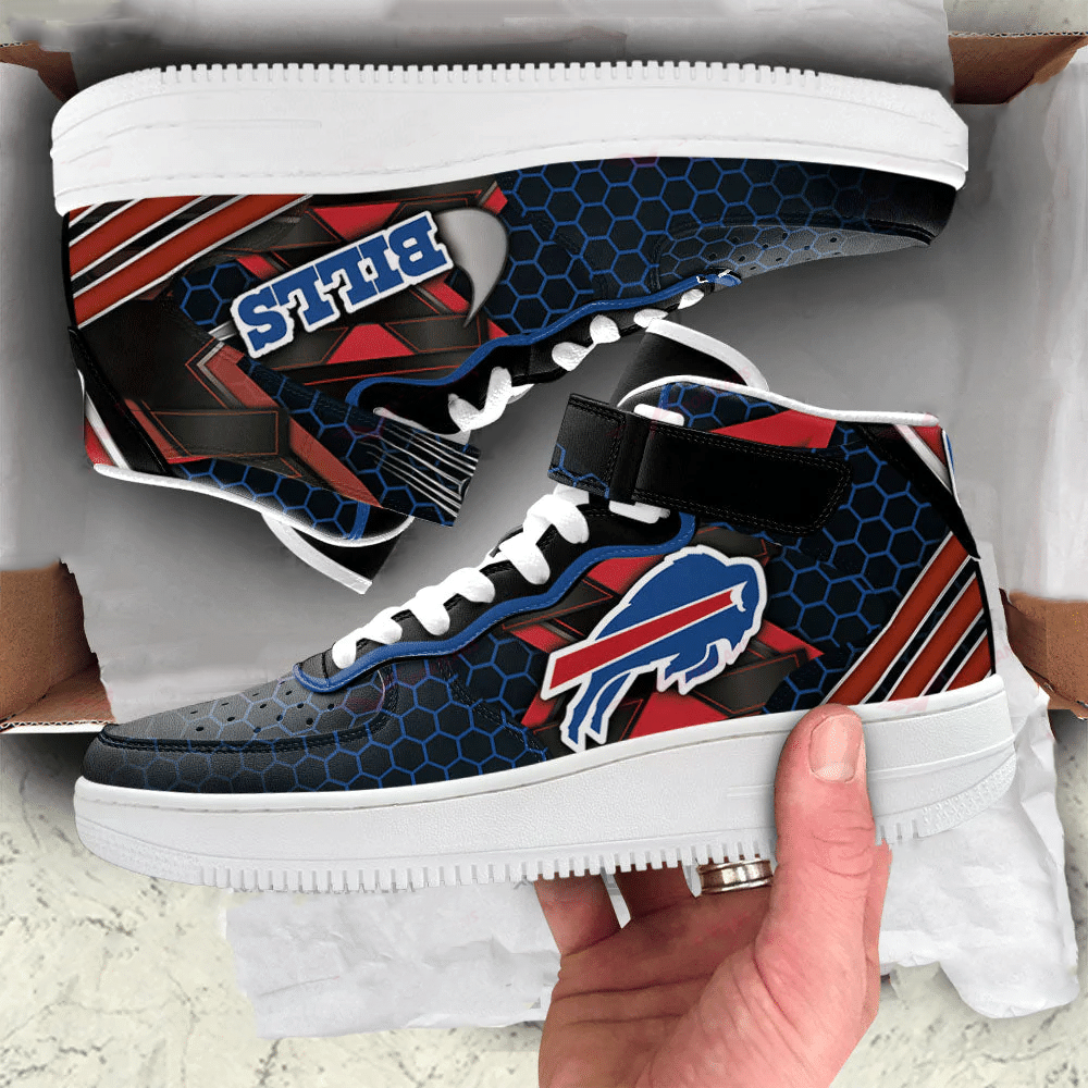 Ideafootwear Buffalo Bills NFL Air Low-Top Sneakers Shoes For Men And Women