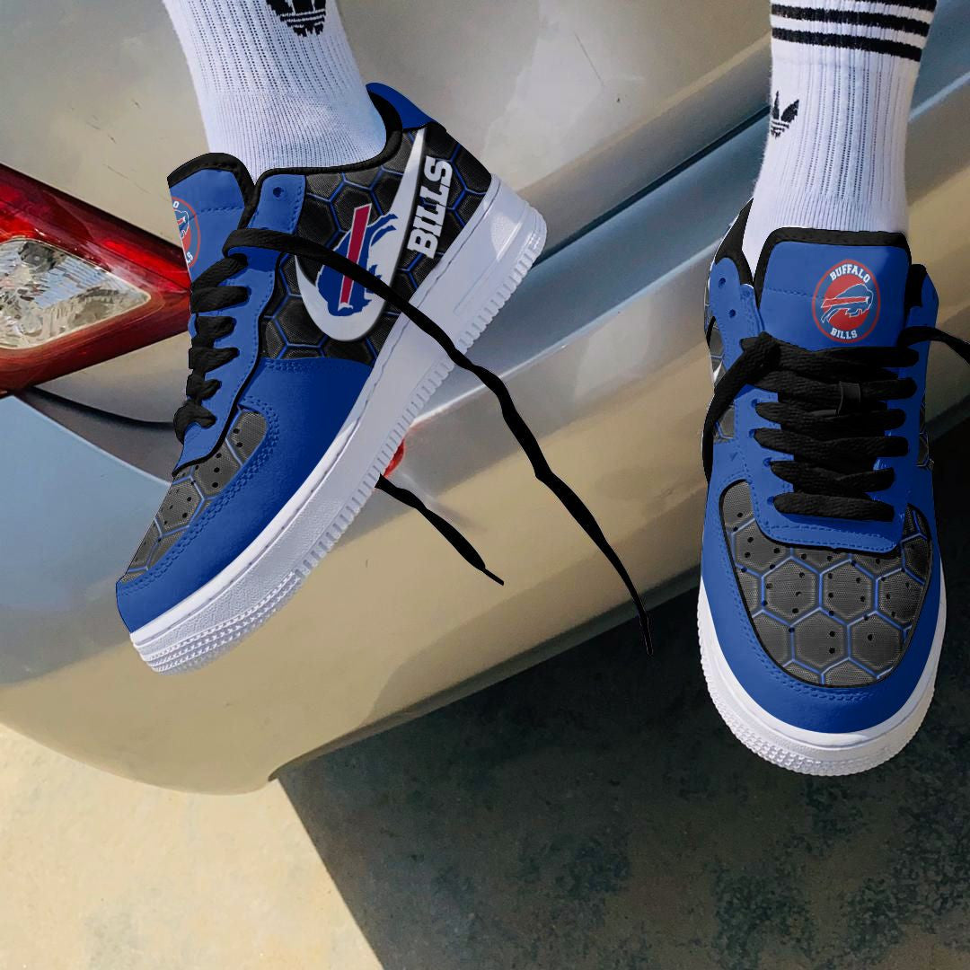 Ideafootwear Buffalo Bills NFL Air Low-Top Sneakers Shoes For Men And Women