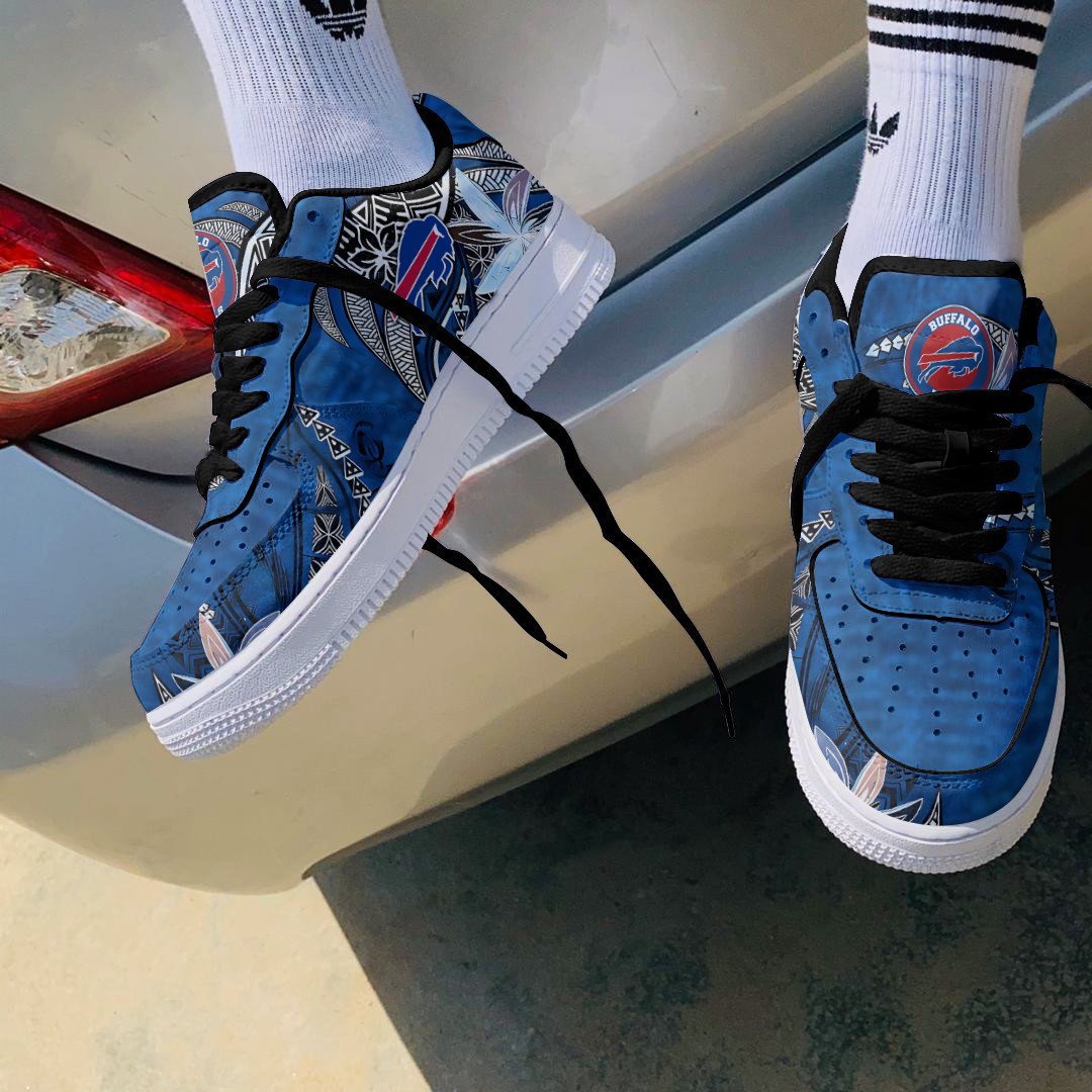 Ideafootwear Buffalo Bills NFL Air Low-Top Sneakers Shoes For Men And Women