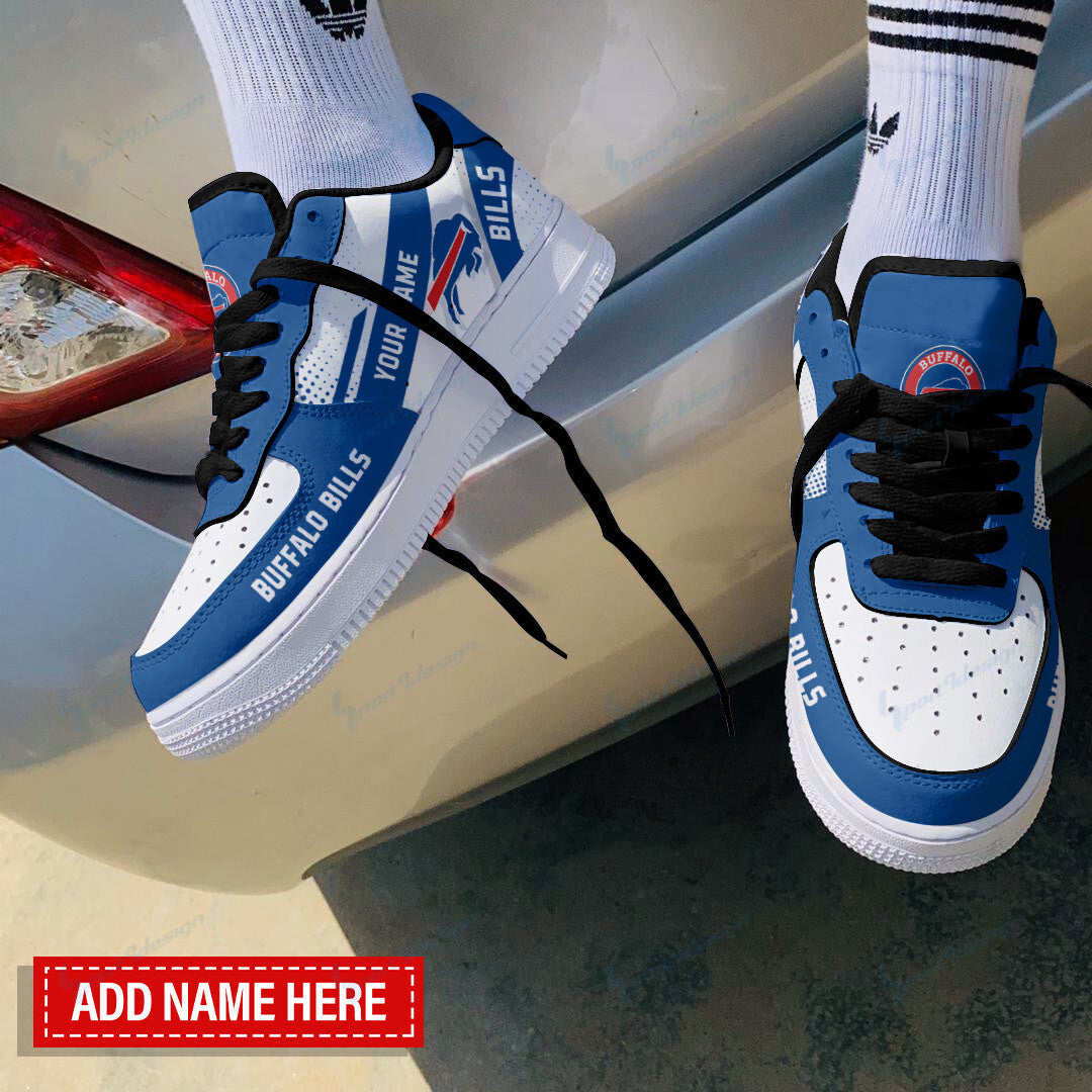 Ideafootwear Buffalo Bills NFL Air Low-Top Sneakers Shoes For Men And Women