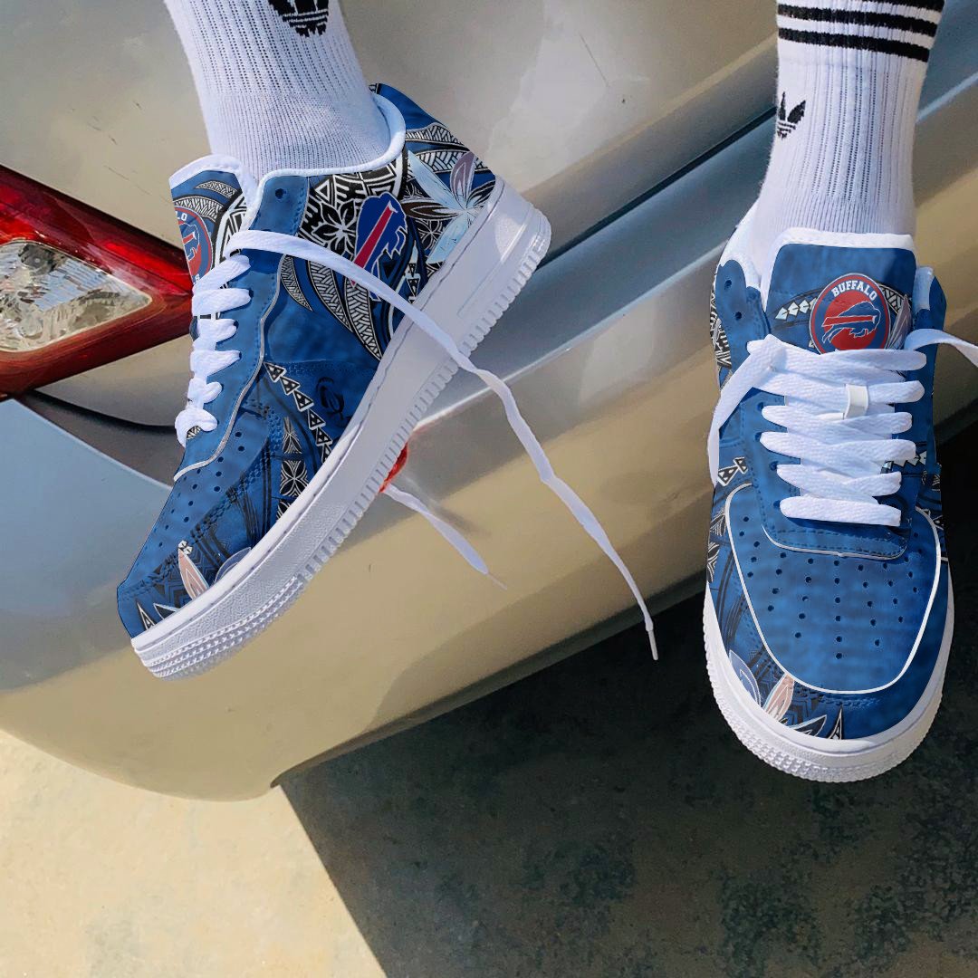 Ideafootwear Buffalo Bills NFL Air Low-Top Sneakers Shoes For Men And Women
