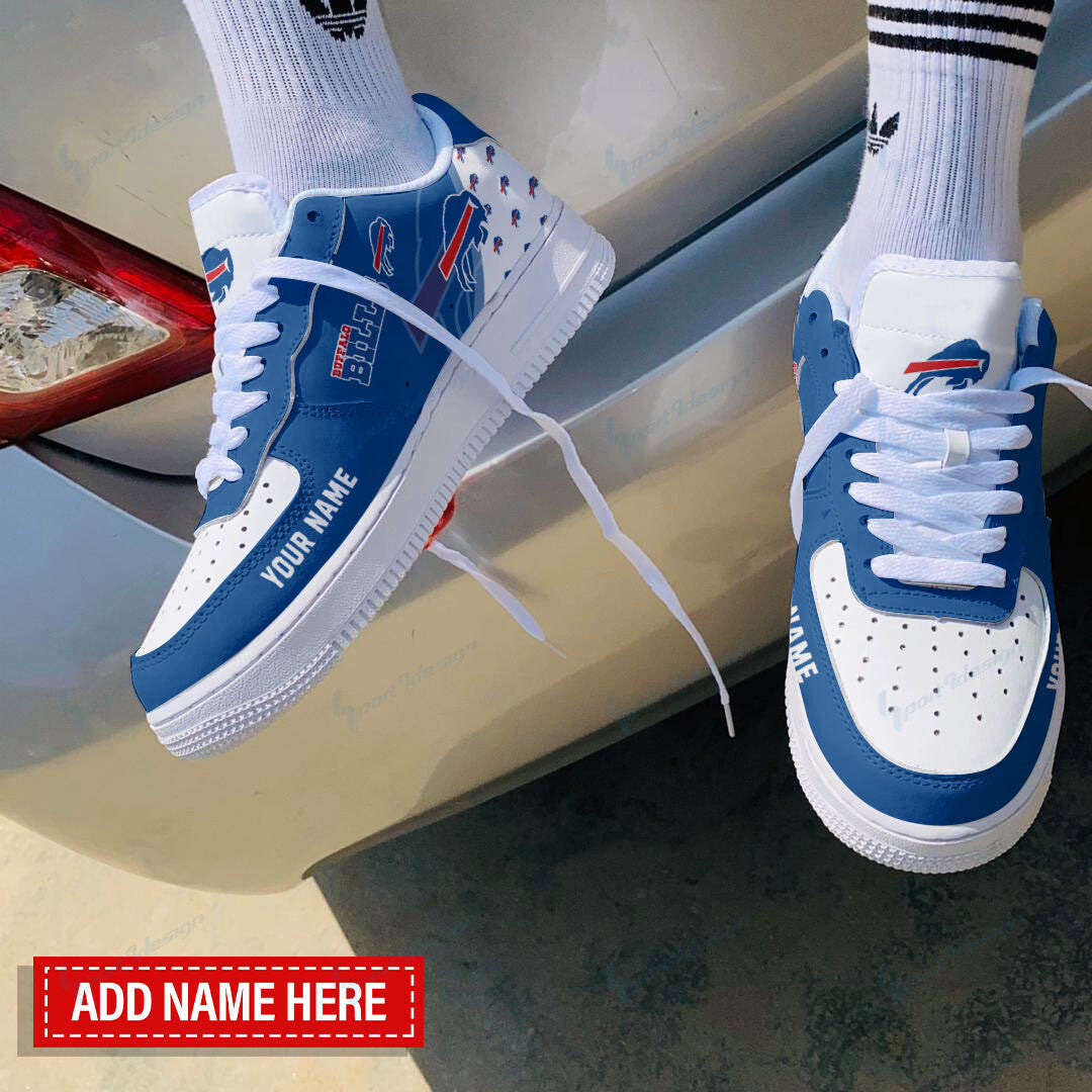 Ideafootwear Buffalo Bills NFL Air Low-Top Sneakers Shoes For Men And Women