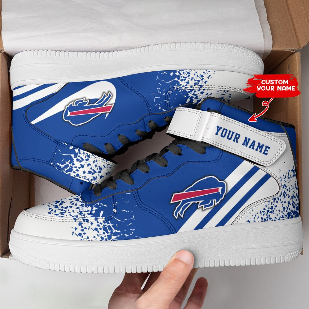 Ideafootwear Buffalo Bills NFL Air Low-Top Sneakers Shoes For Men And Women