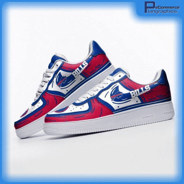 Ideafootwear Buffalo Bills NFL Air Low-Top Sneakers Shoes For Men And Women