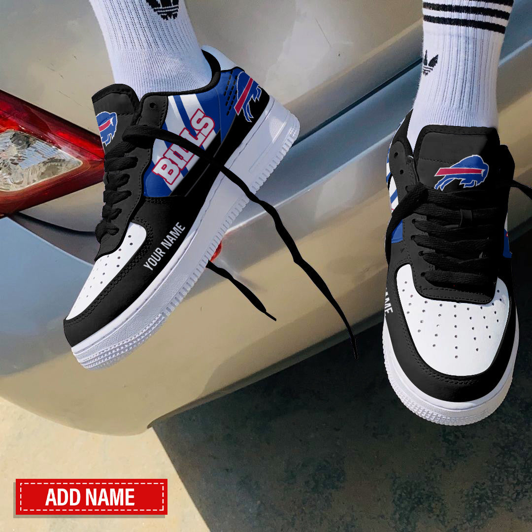 Ideafootwear Buffalo Bills NFL Air Low-Top Sneakers Shoes For Men And Women