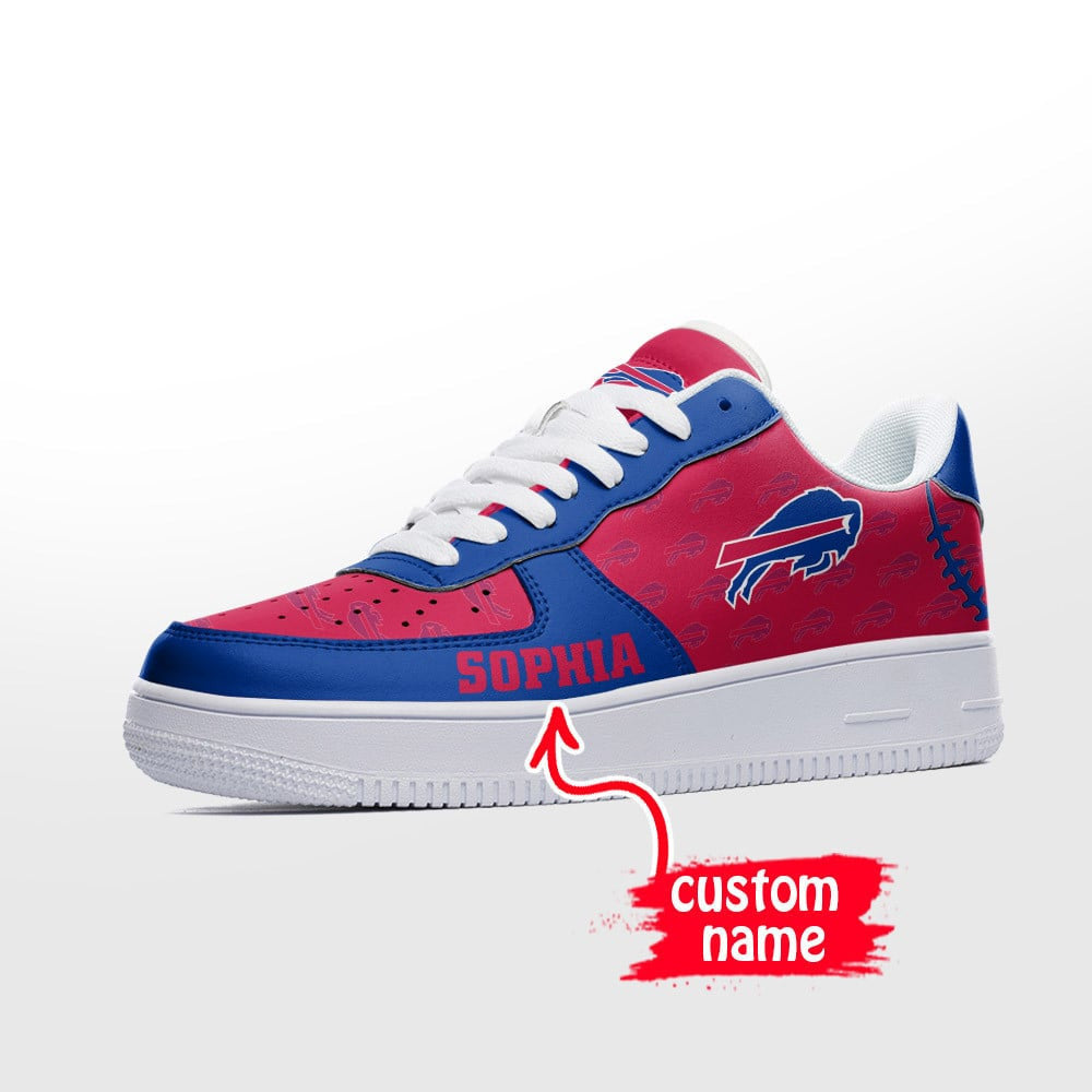 Ideafootwear Buffalo Bills NFL Air Low-Top Sneakers Shoes For Men And Women