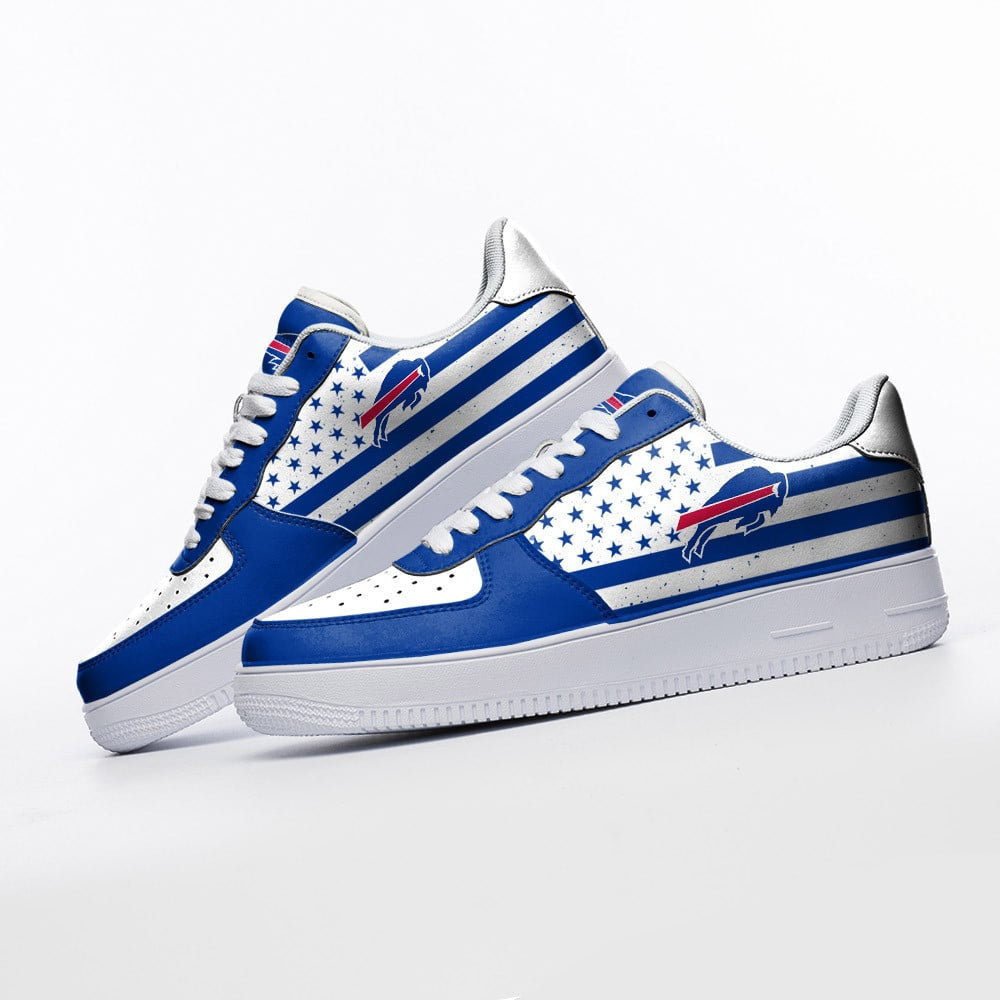 Ideafootwear Buffalo Bills NFL Air Low-Top Sneakers Shoes For Men And Women