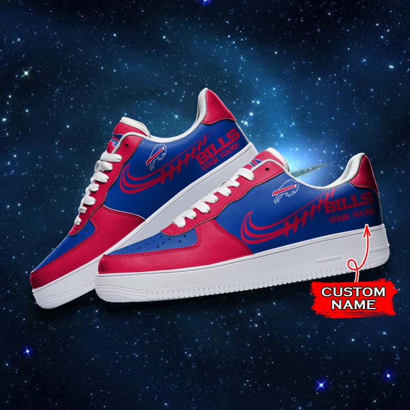 Ideafootwear Buffalo Bills NFL Air Low-Top Sneakers Shoes For Men And Women