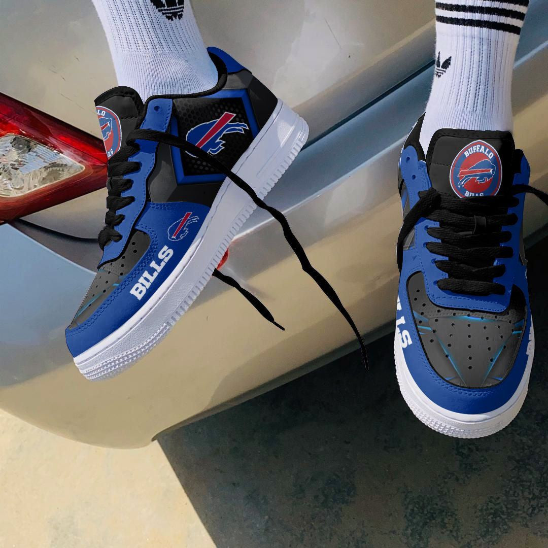 Ideafootwear Buffalo Bills NFL Air Low-Top Sneakers Shoes For Men And Women