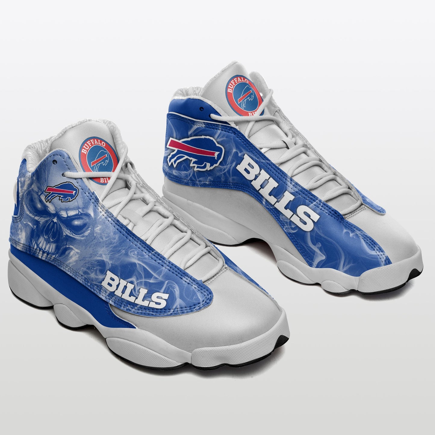 Ideafootwear Buffalo Bills NFL AJ13 Sneakers Shoes For Men And Women
