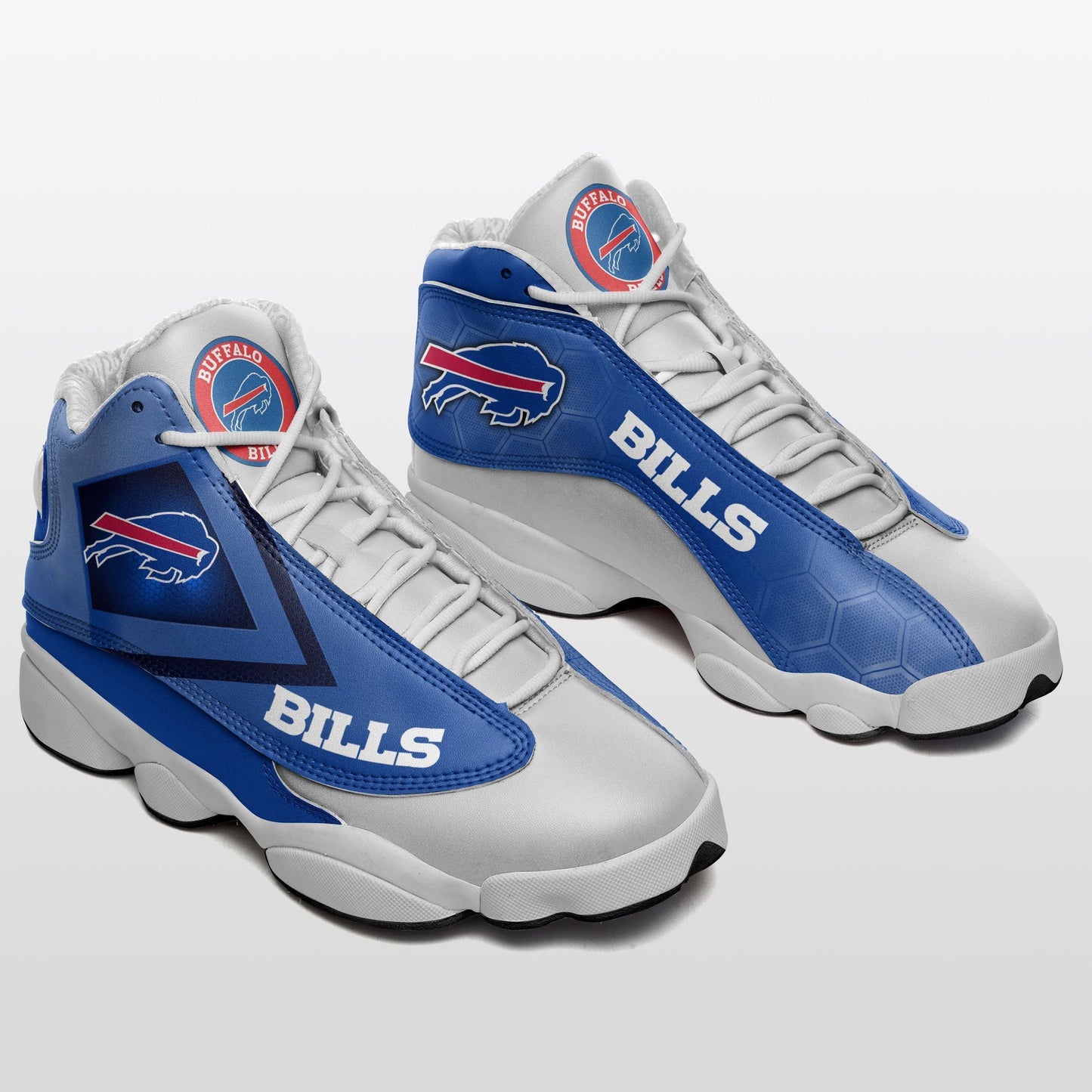 Ideafootwear Buffalo Bills NFL AJ13 Sneakers Shoes For Men And Women