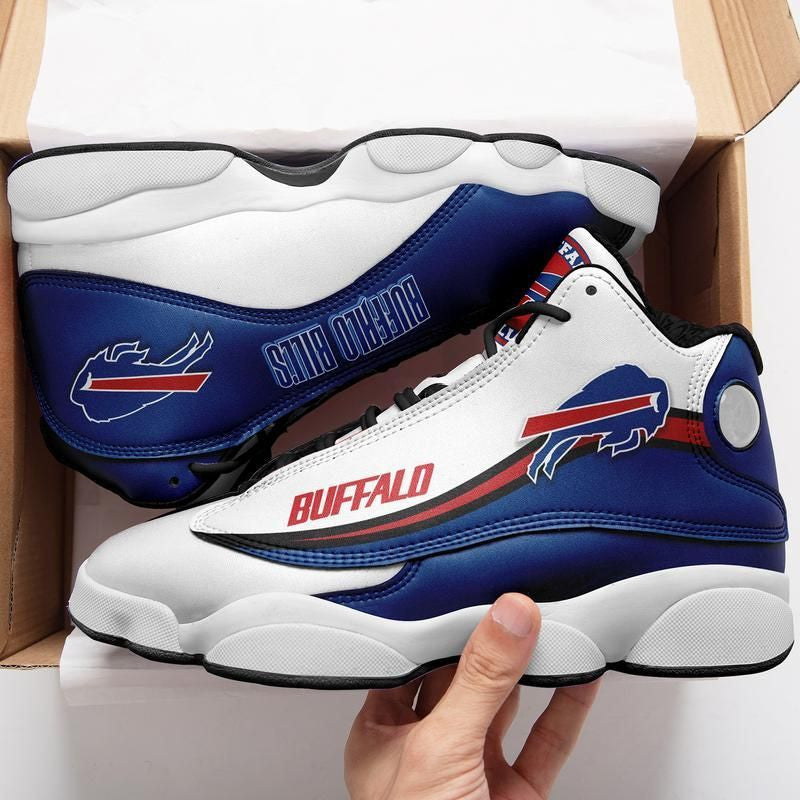 Ideafootwear Buffalo Bills NFL AJ13 Sneakers Shoes For Men And Women