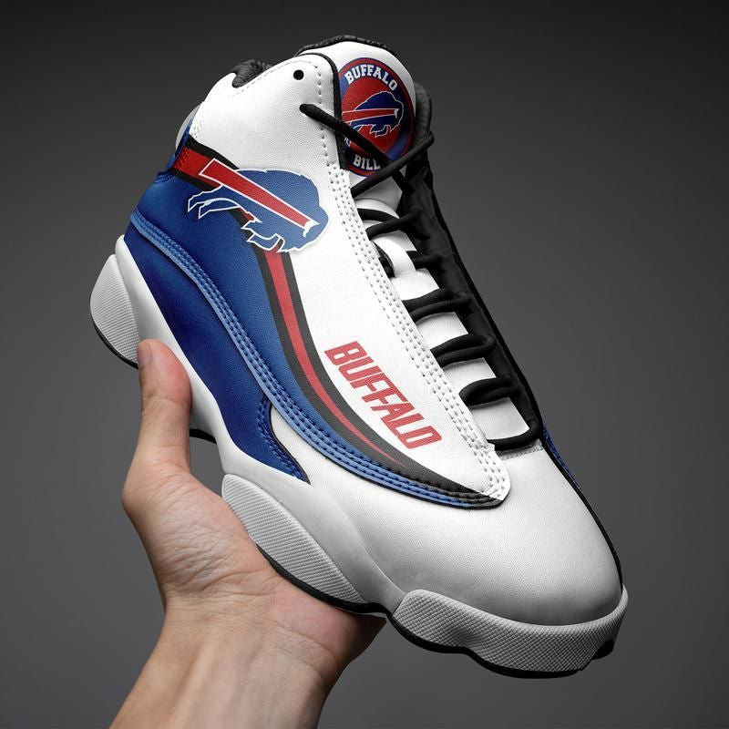 Ideafootwear Buffalo Bills NFL AJ13 Sneakers Shoes For Men And Women