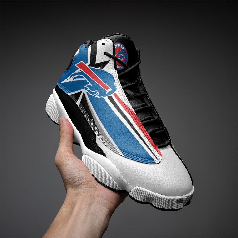 Ideafootwear Buffalo Bills NFL AJ13 Sneakers Shoes For Men And Women