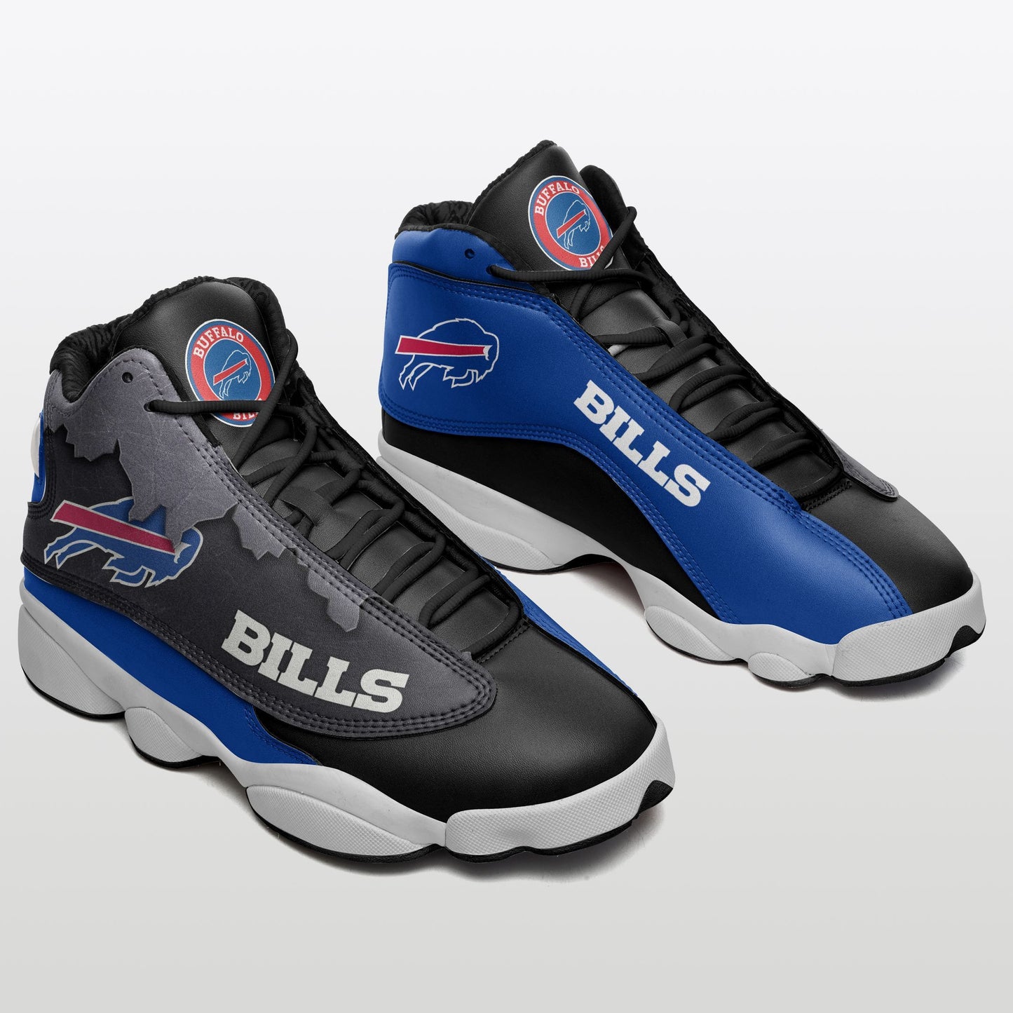 Ideafootwear Buffalo Bills NFL AJ13 Sneakers Shoes For Men And Women