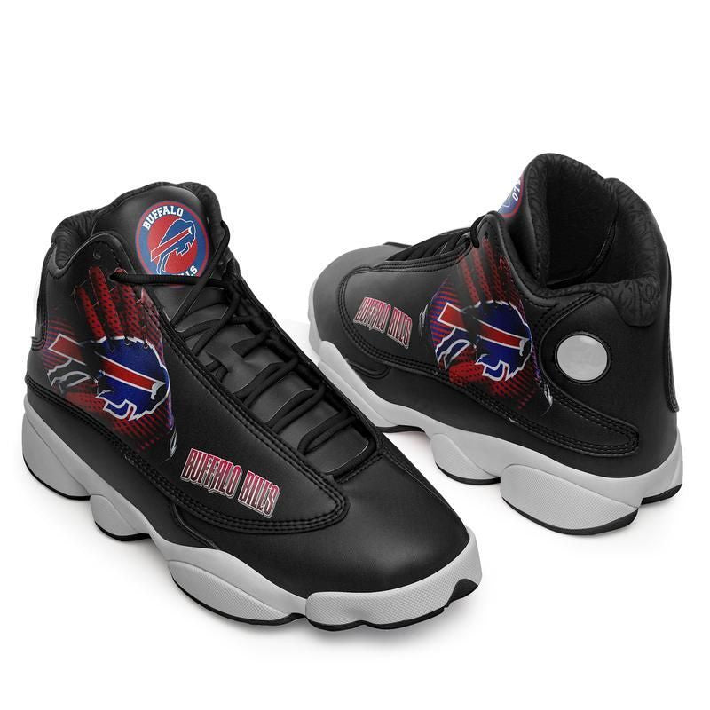 Ideafootwear Buffalo Bills NFL AJ13 Sneakers Shoes For Men And Women