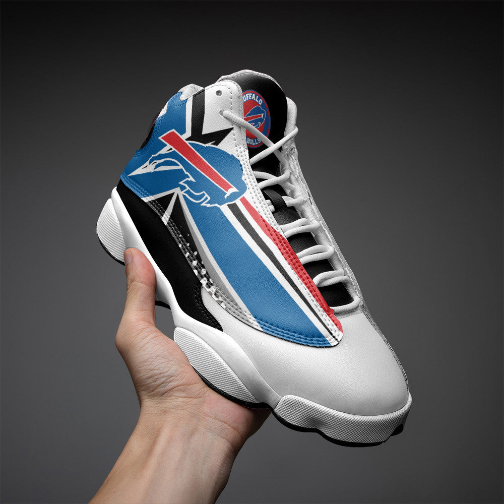 Ideafootwear Buffalo Bills NFL AJ13 Sneakers Shoes For Men And Women