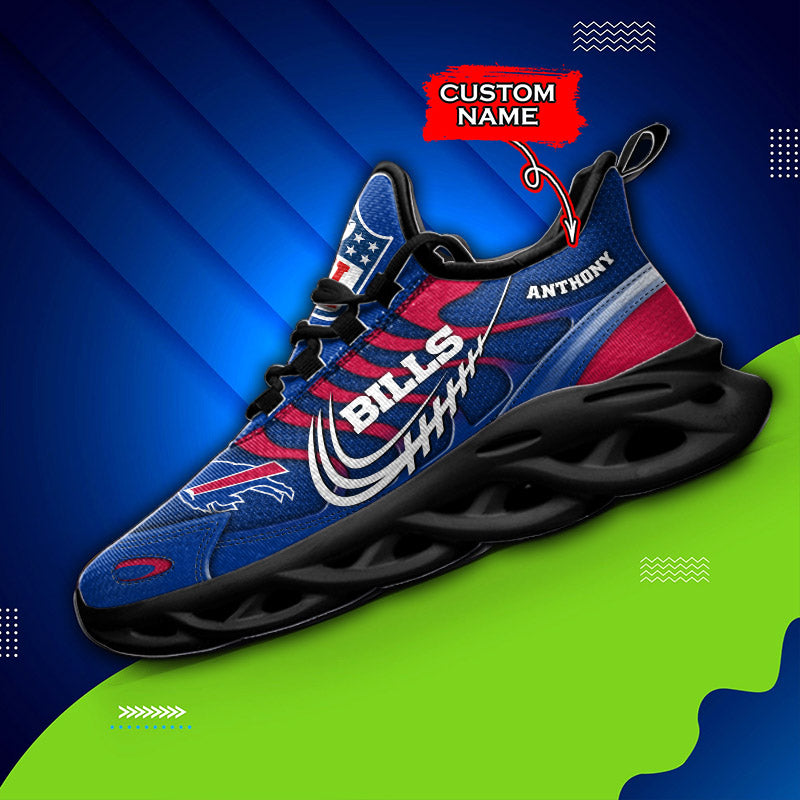 Ideafootwear Buffalo Bills NFL Max Soul Shoes Sneakers For Men And Women