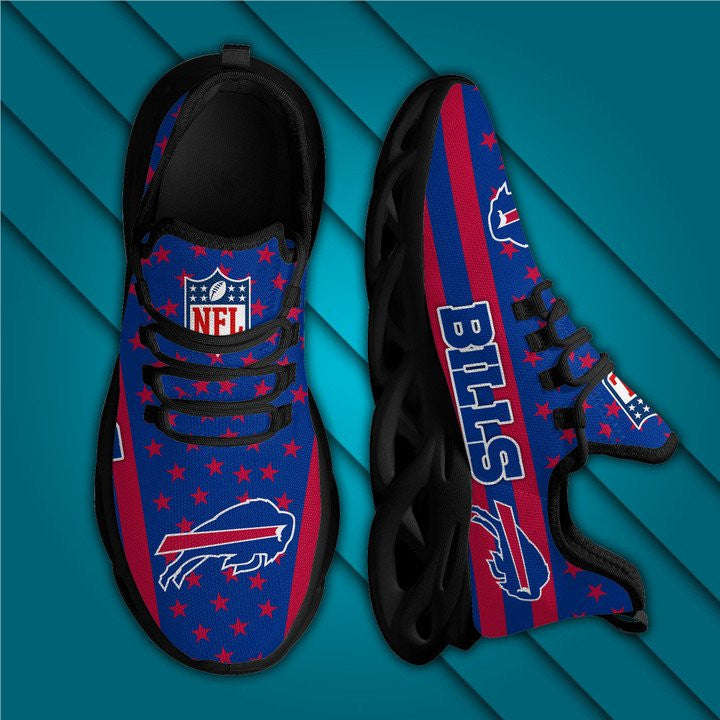 Ideafootwear Buffalo Bills NFL Max Soul Shoes Sneakers For Men And Women