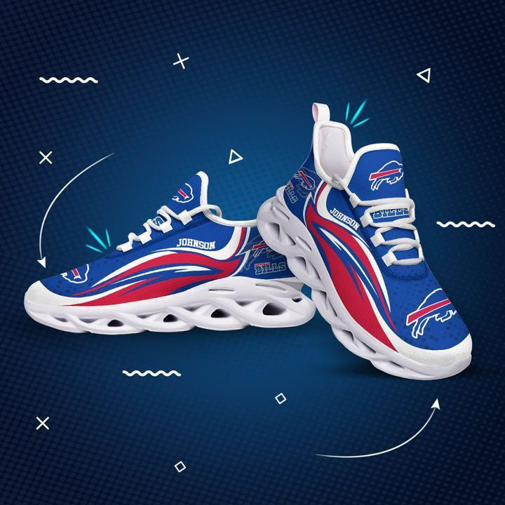 Ideafootwear Buffalo Bills NFL Max Soul Shoes Sneakers For Men And Women