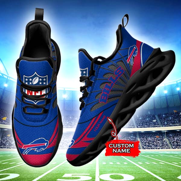 Ideafootwear Buffalo Bills NFL Max Soul Shoes Sneakers For Men And Women