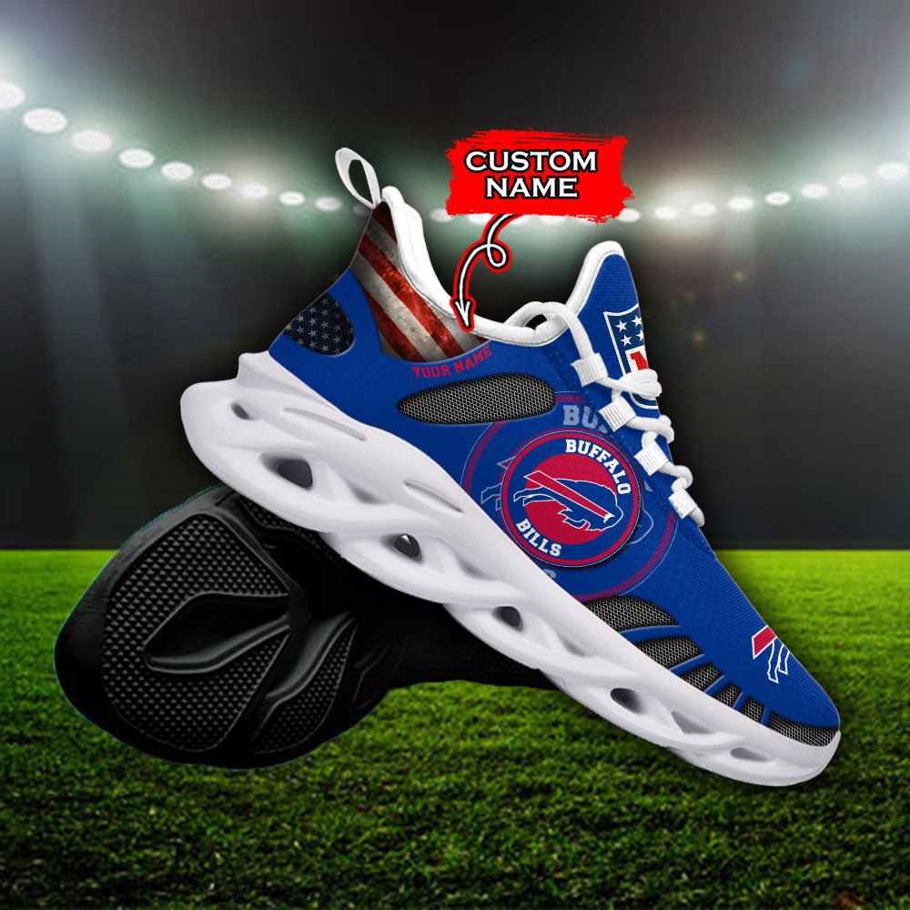 Ideafootwear Buffalo Bills NFL Max Soul Shoes Sneakers For Men And Women