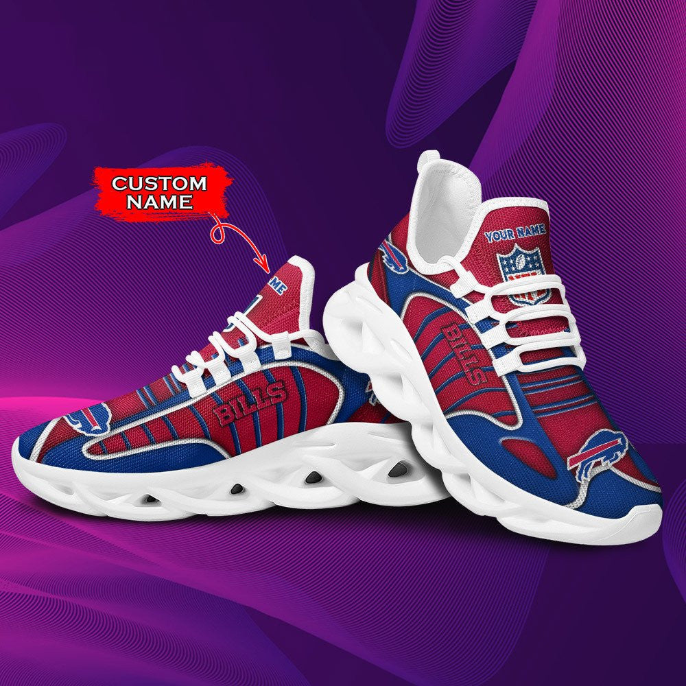 Ideafootwear Buffalo Bills NFL Max Soul Shoes Sneakers For Men And Women