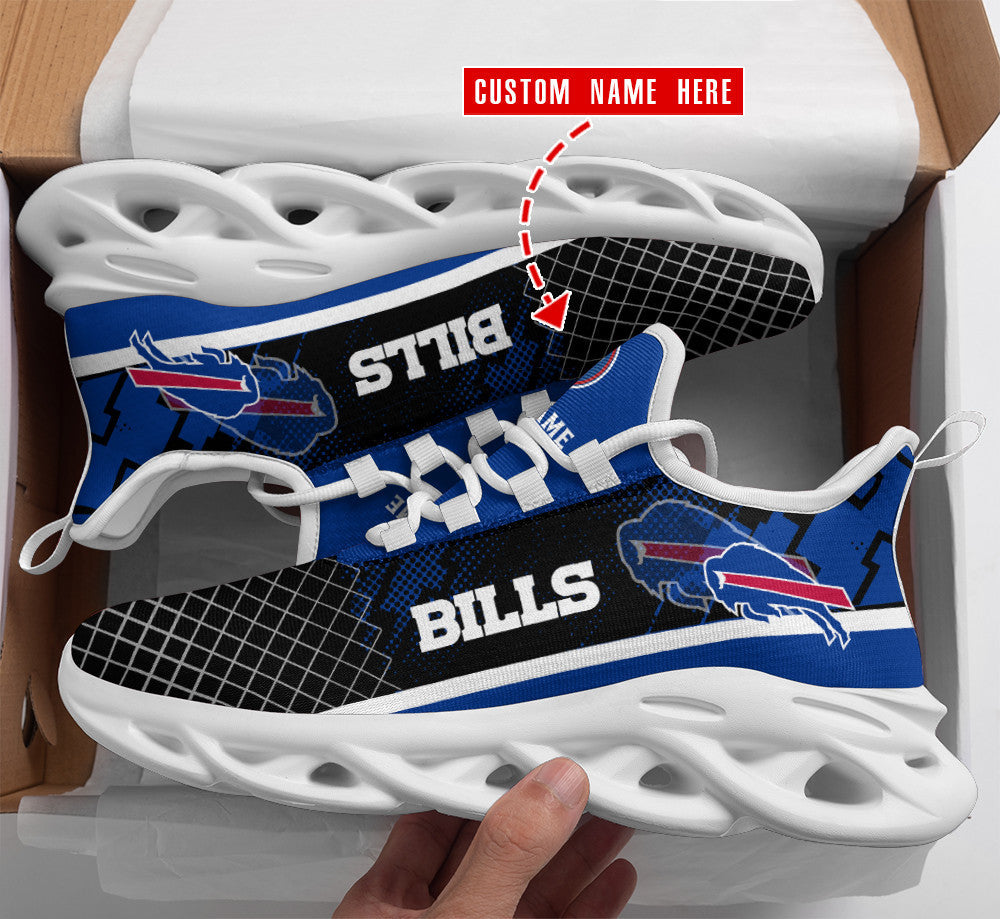 Ideafootwear Buffalo Bills NFL Max Soul Shoes Sneakers For Men And Women