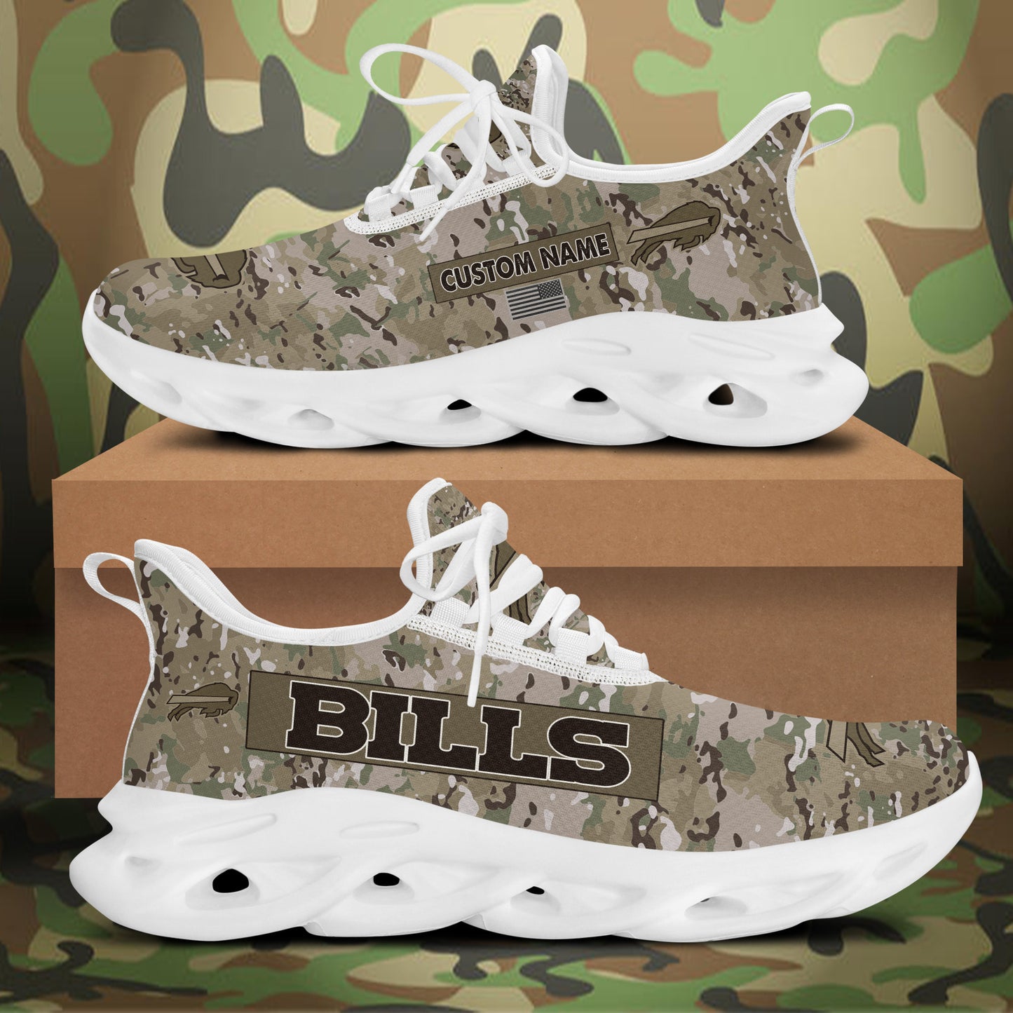 Ideafootwear Buffalo Bills NFL Max Soul Shoes Sneakers For Men And Women