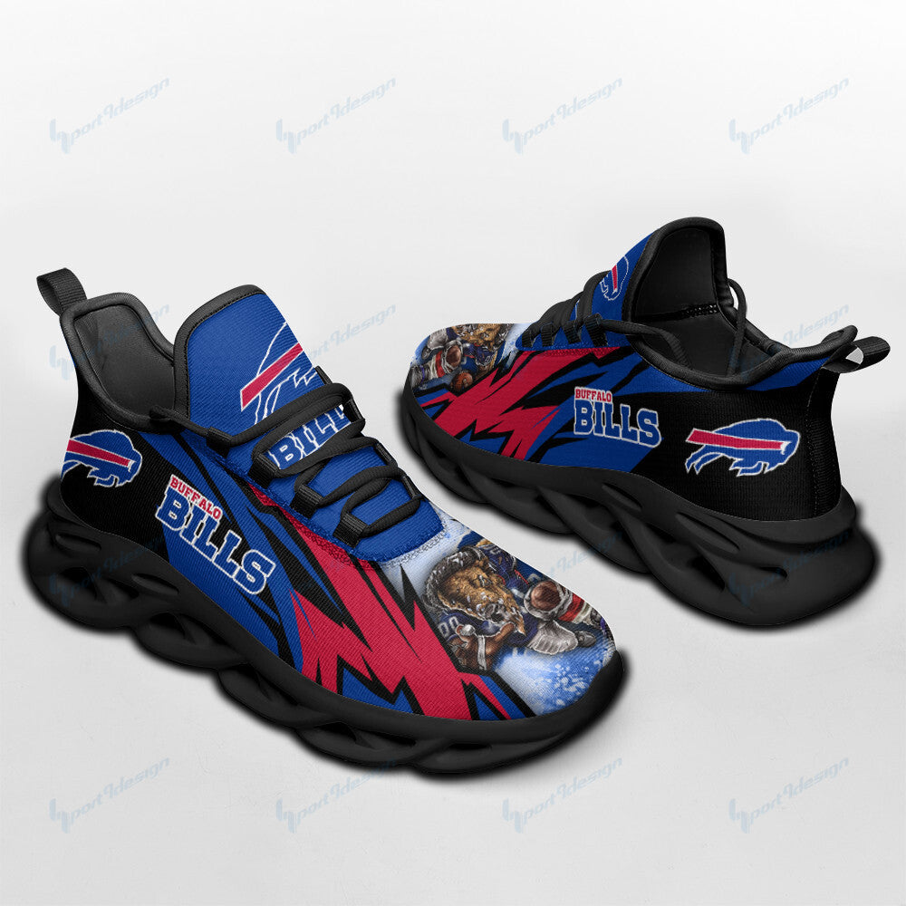 Ideafootwear Buffalo Bills NFL Max Soul Shoes Sneakers For Men And Women
