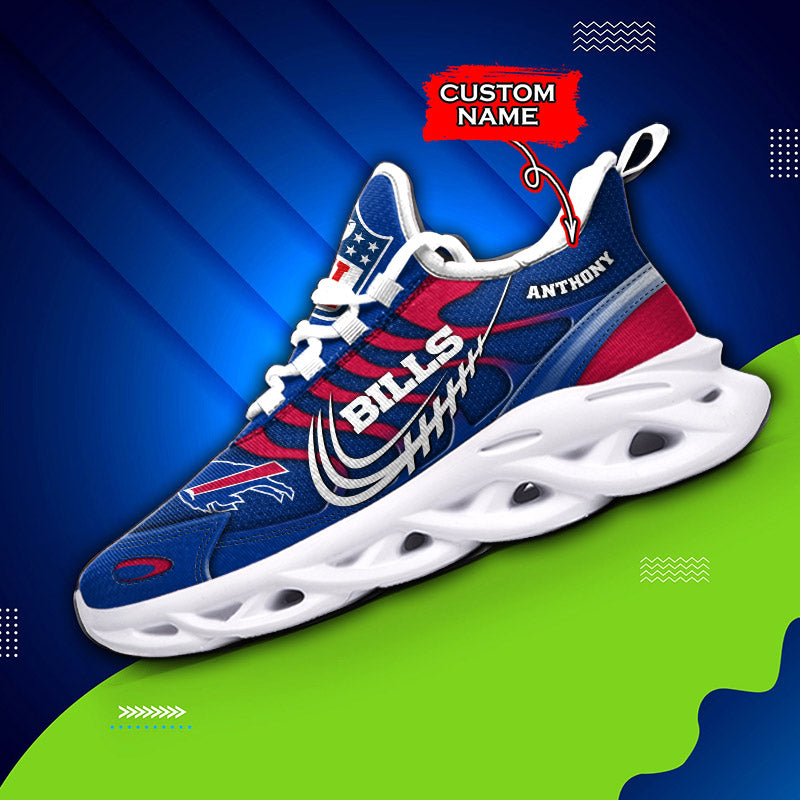 Ideafootwear Buffalo Bills NFL Max Soul Shoes Sneakers For Men And Women