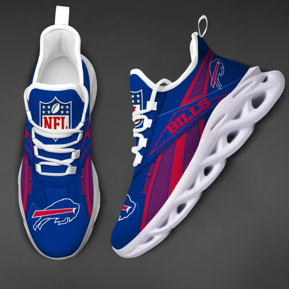 Ideafootwear Buffalo Bills NFL Max Soul Shoes Sneakers For Men And Women