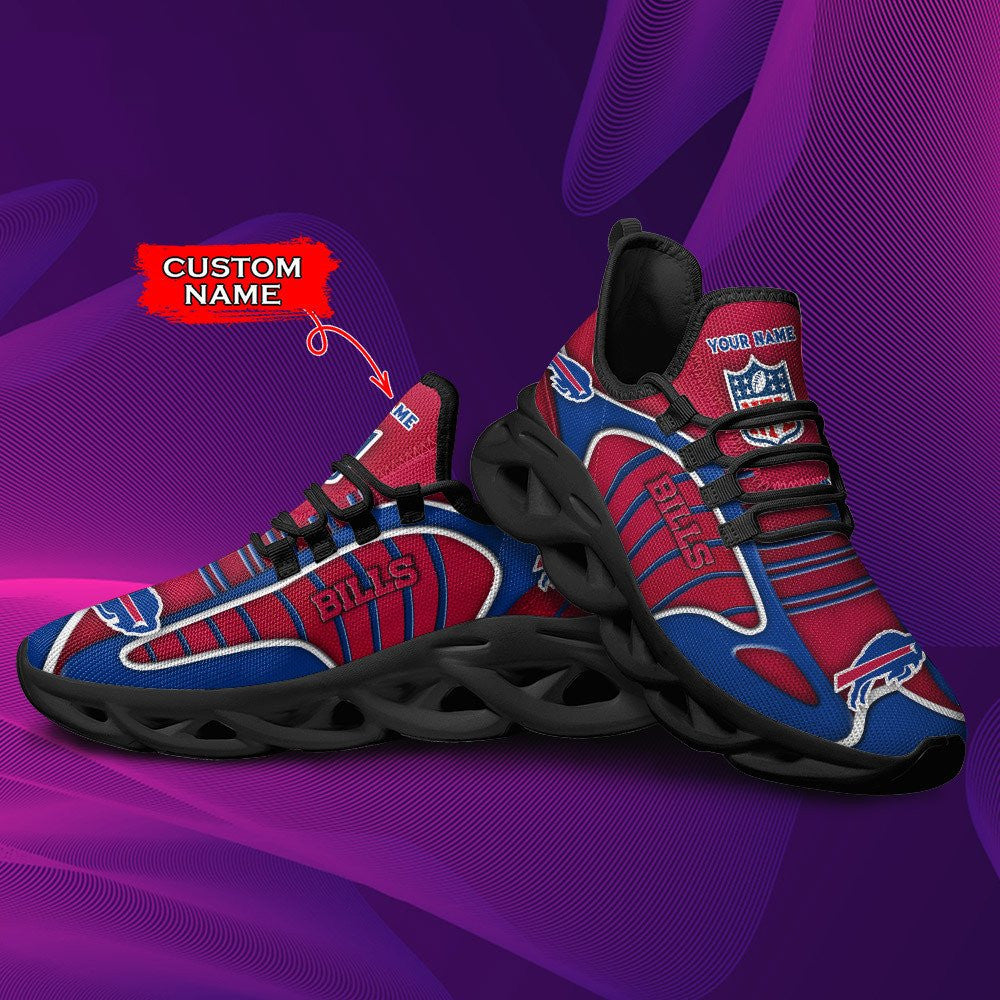 Ideafootwear Buffalo Bills NFL Max Soul Shoes Sneakers For Men And Women