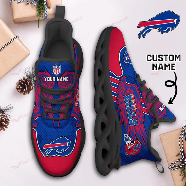 Ideafootwear Buffalo Bills NFL Max Soul Shoes Sneakers For Men And Women