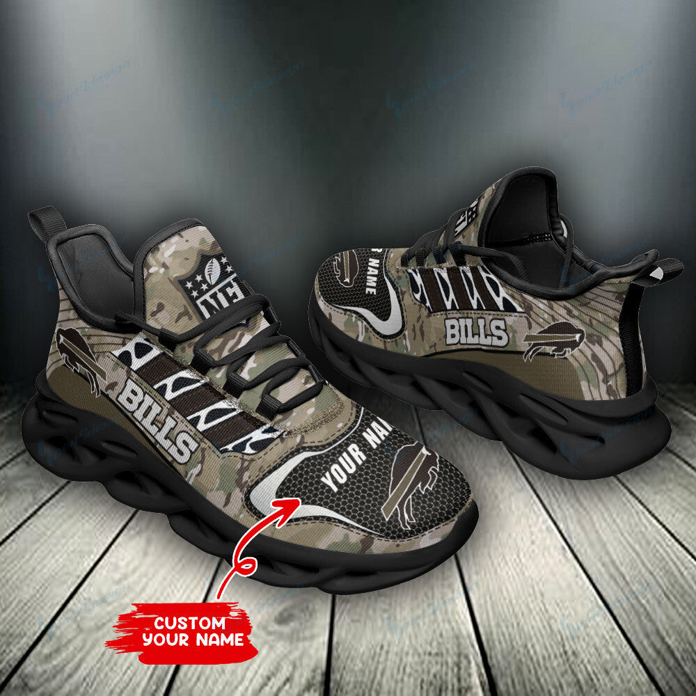 Ideafootwear Buffalo Bills NFL Max Soul Shoes Sneakers For Men And Women
