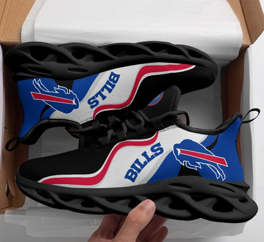 Ideafootwear Buffalo Bills NFL Max Soul Shoes Sneakers For Men And Women