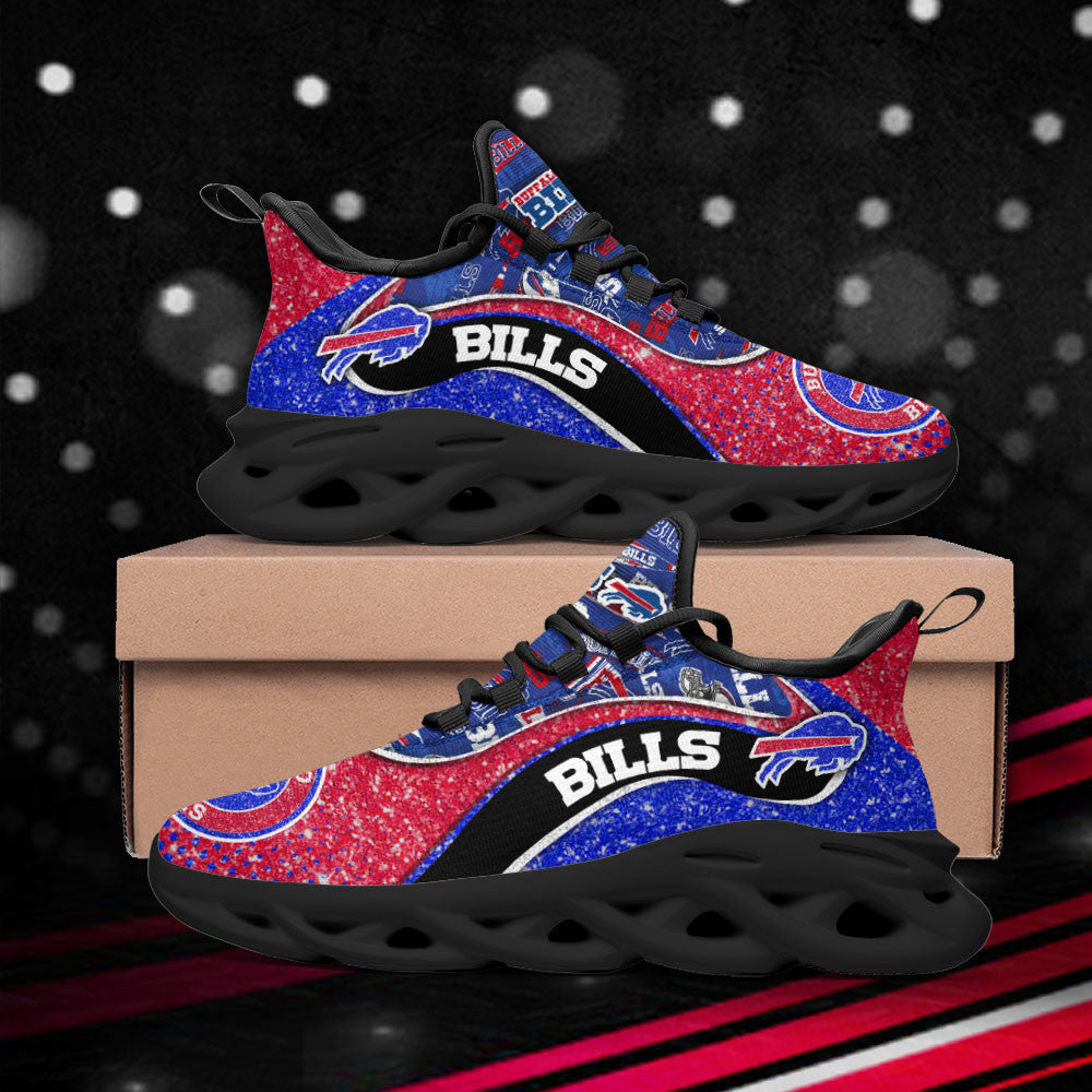 Ideafootwear Buffalo Bills NFL Max Soul Shoes Sneakers For Men And Women
