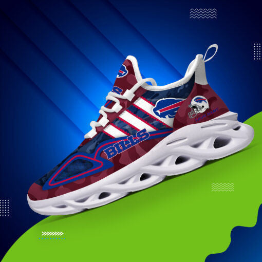 Ideafootwear Buffalo Bills NFL Max Soul Shoes Sneakers For Men And Women