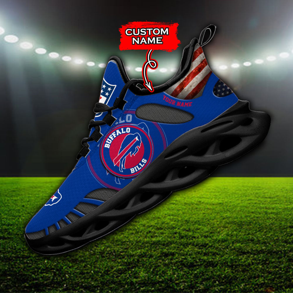 Ideafootwear Buffalo Bills NFL Max Soul Shoes Sneakers For Men And Women