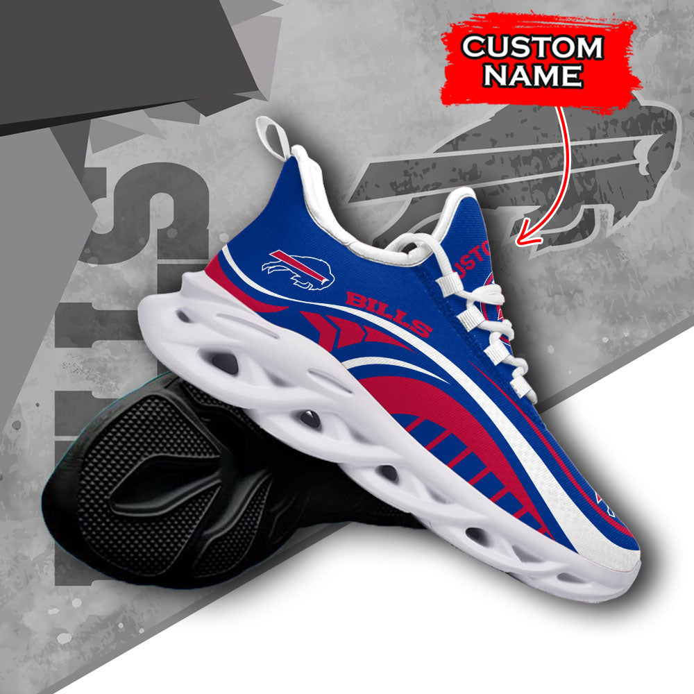 Ideafootwear Buffalo Bills NFL Max Soul Shoes Sneakers For Men And Women
