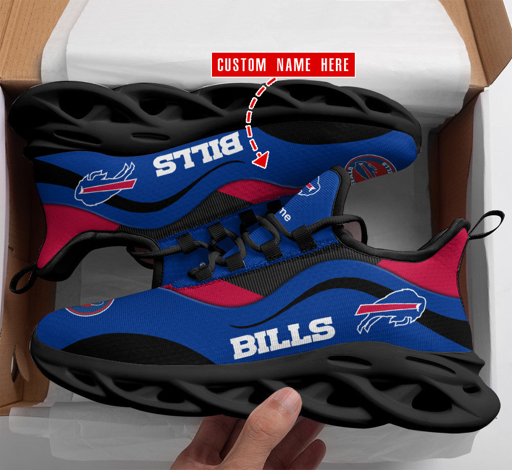 Ideafootwear Buffalo Bills NFL Max Soul Shoes Sneakers For Men And Women