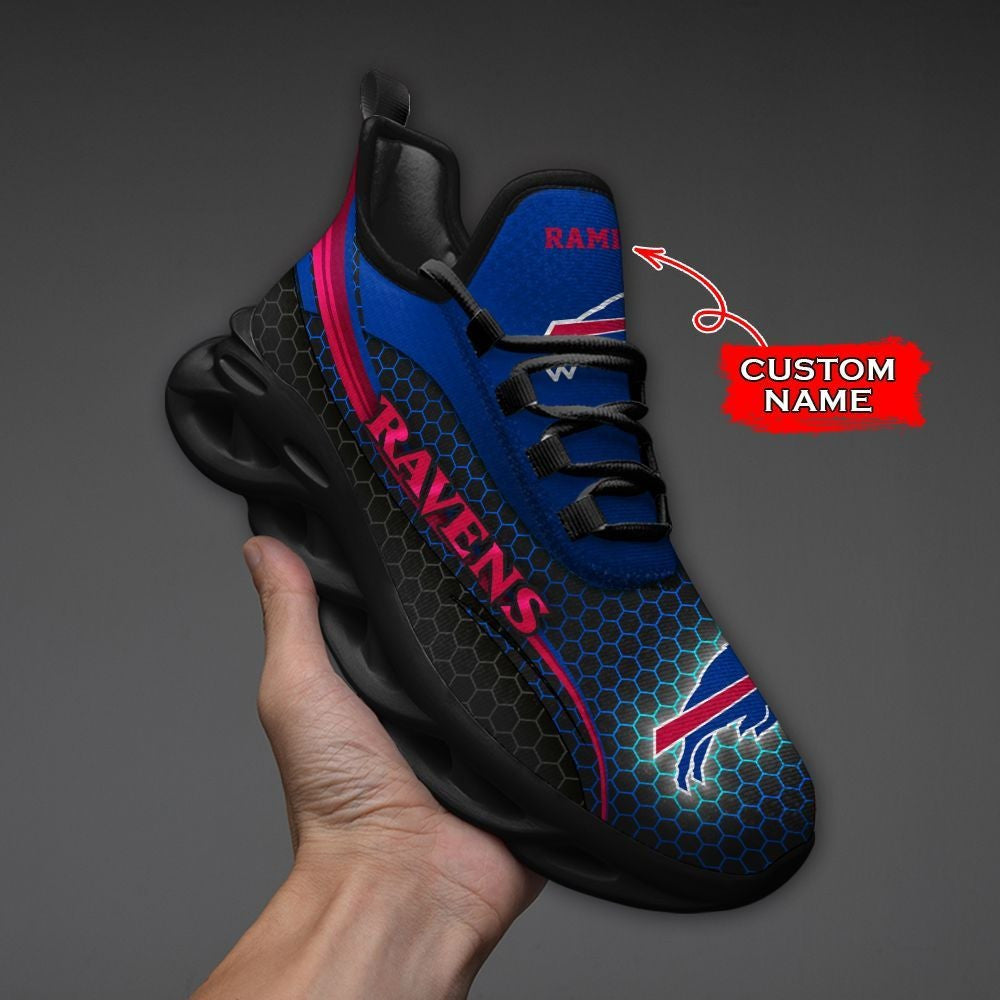 Ideafootwear Buffalo Bills NFL Max Soul Shoes Sneakers For Men And Women