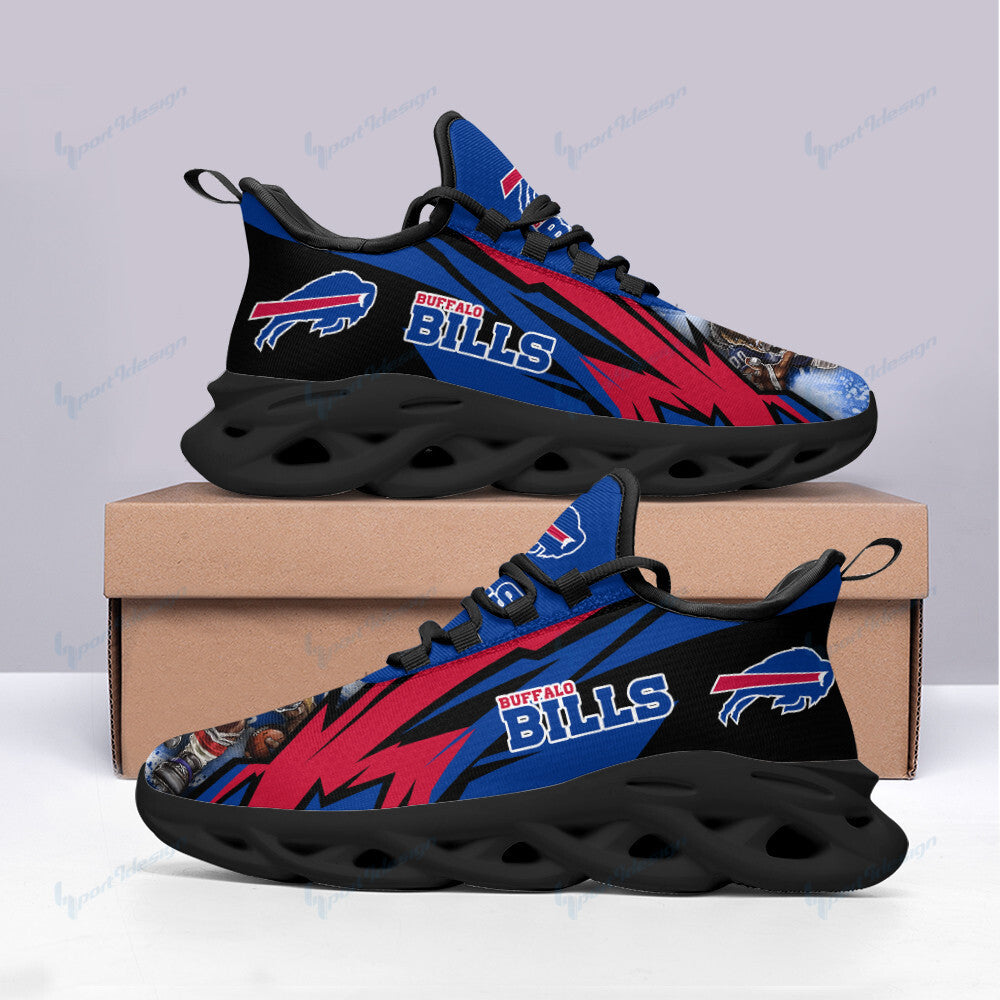 Ideafootwear Buffalo Bills NFL Max Soul Shoes Sneakers For Men And Women