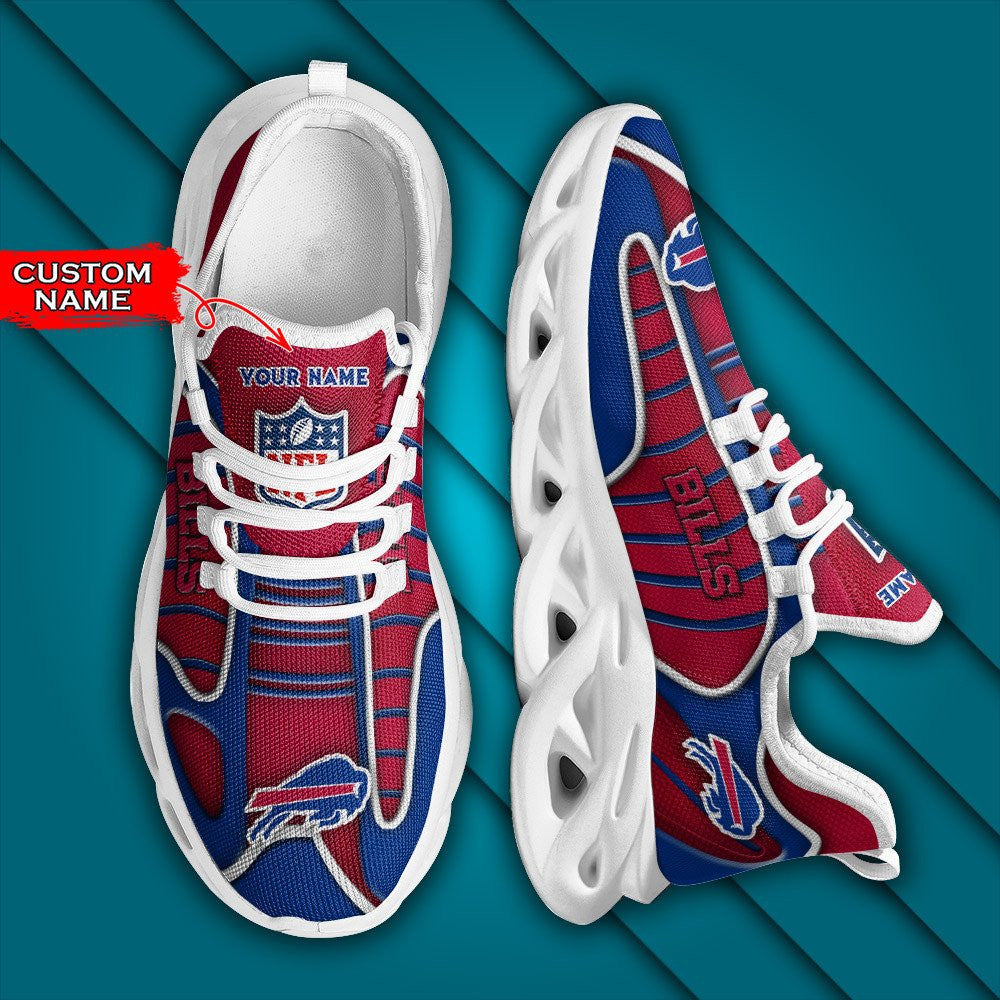 Ideafootwear Buffalo Bills NFL Max Soul Shoes Sneakers For Men And Women