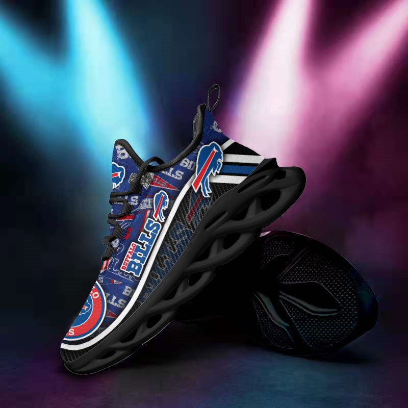 Ideafootwear Buffalo Bills NFL Max Soul Shoes Sneakers For Men And Women