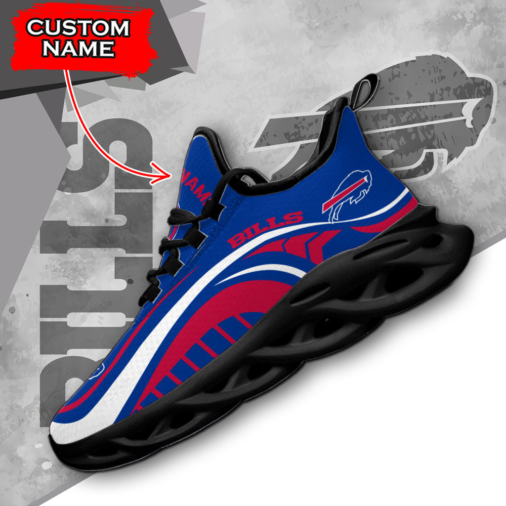 Ideafootwear Buffalo Bills NFL Max Soul Shoes Sneakers For Men And Women