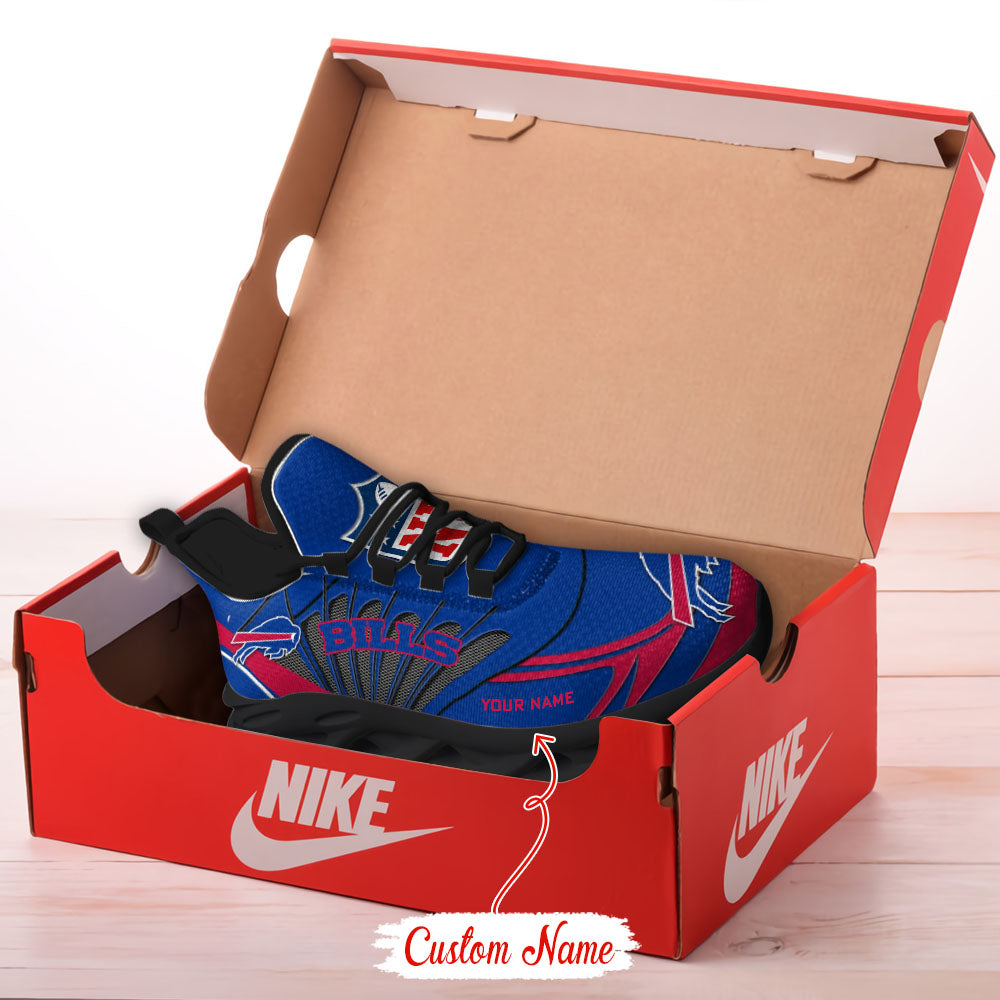 Ideafootwear Buffalo Bills NFL Max Soul Shoes Sneakers For Men And Women