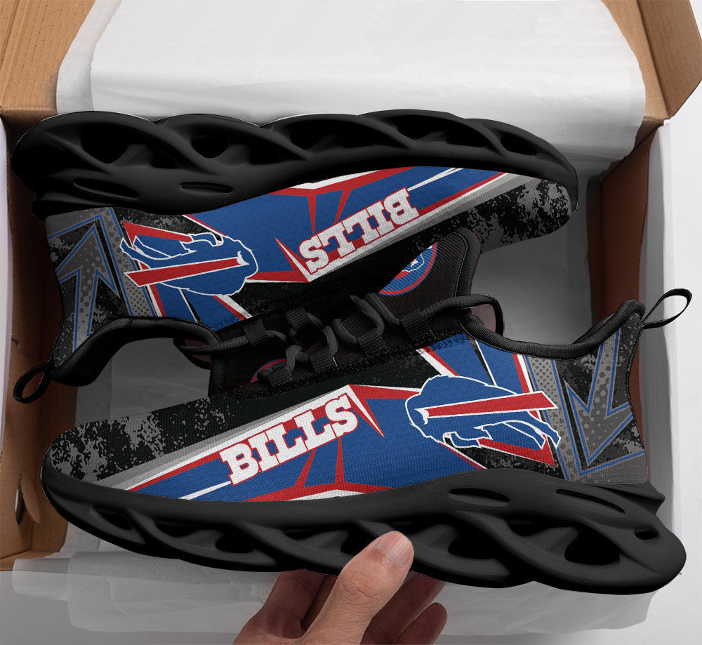 Ideafootwear Buffalo Bills NFL Max Soul Shoes Sneakers For Men And Women